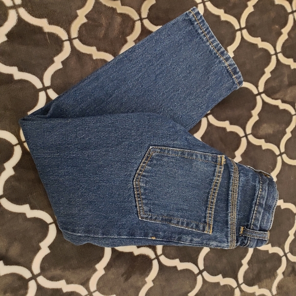 Cat & Jack Boys Relaxed Straight Jeans Adj Waist - Picture 4 of 4